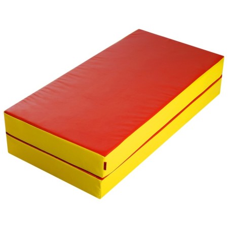 Mat ONLYTOP, 100x100x10 cm, 1 addition, red/yellow color-2