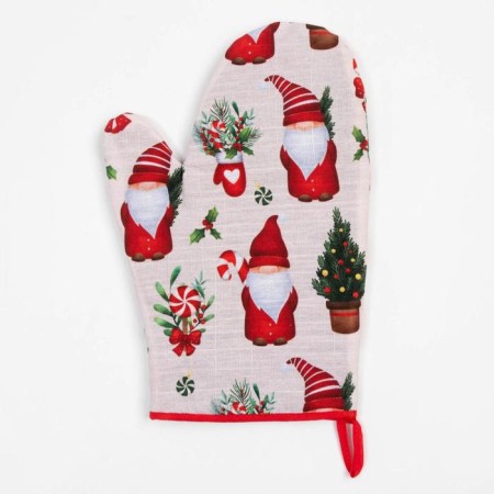 Santa CLAUS 20x28cm mittens, 100% HL, reps 210 g/m2, Vatin 250g/m2-1