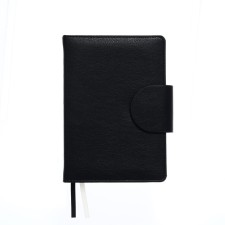 Dated diary 2024 A5 176 sheets, Devente.norwich, hard cover with artificial leather foam, lies, cream block 70 g/m2, black