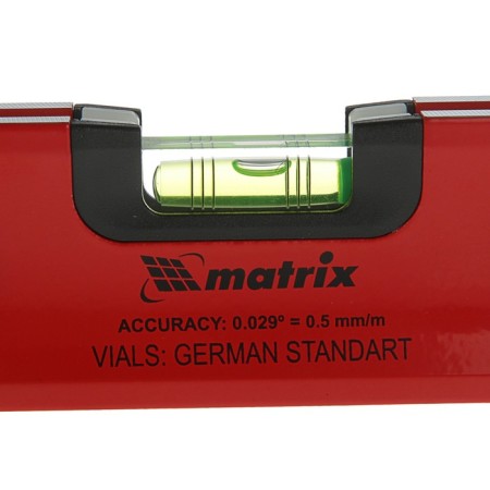 Matrix "Profi" level, 60 cm, aluminum, 3 eyes, shock-resistant plugs, 2 computers-2