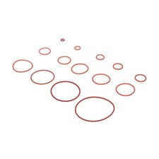 Sealing ring, 15 types, thickness 1 mm, set 250 pcs