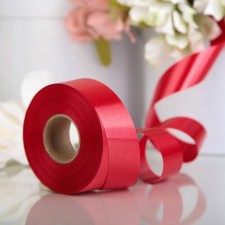 Tape for decor and gifts, red, 3 cm x 45 m