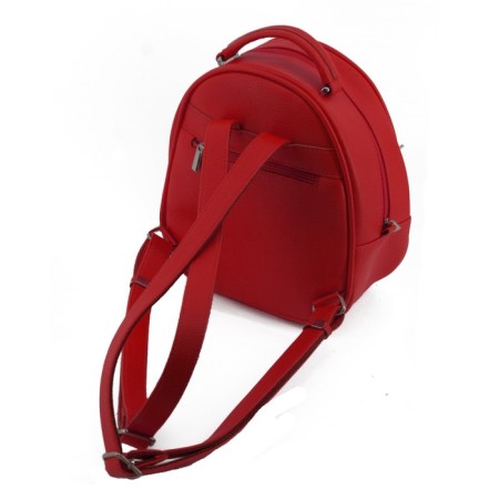 Women's backpack (B2834-77140) genuine leather, red, 1x240x23 cm-1
