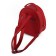 Women's backpack (B2834-77140) genuine leather, red, 1x240x23 cm
