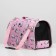 Bag - Animal Carrying "Playing Catets", Pink, Size M, 40 x 21 x 27 cm