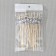 Skewers El Dia de Muertos, 25 pcs, 12 cm, bamboo, white color
