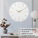 Watching, interior, silent, D-30 cm, white with gold