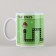 New Year. Ceramic "snake" mug, 320 ml