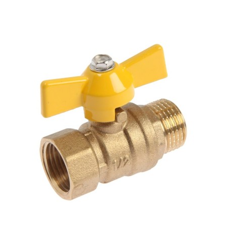 Ball the gas "Optima" gas, internal/outer thread 1/2 ", butterfly-1