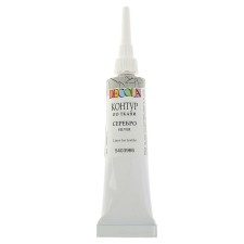 Cut on fabric 18 ml, ZHK Decola, Metallic silver (5403966)