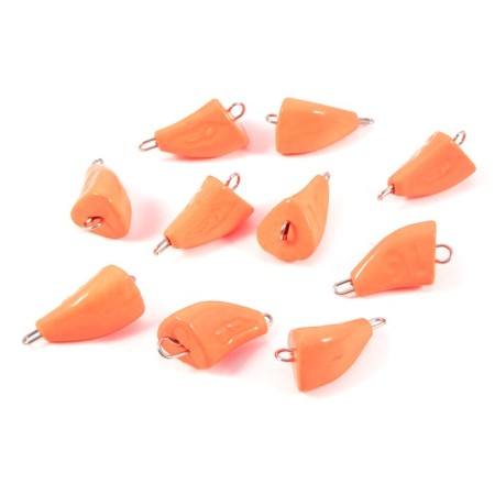 Cargo of a bullet-exentric stained collapsible Yaman 10 pcs., 16 g, orange