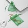 Gift bag, 7 × 9, dark green color