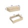 Toilet table, 700 × 383 × 180 mm, sonoma oak color