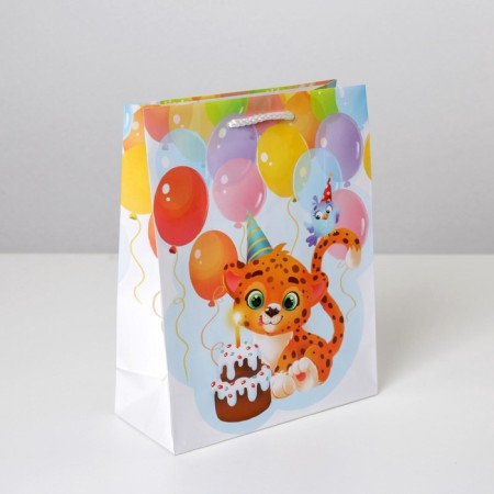 Gift laminated package, packaging, Happy Birthday, MS 18 x 23 x 8 cm-1