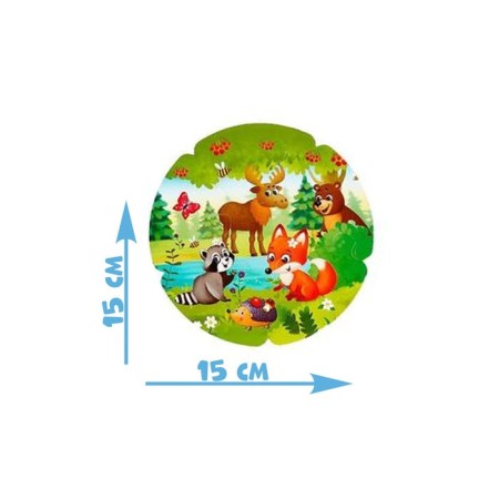 Puzzle-Loto "Animal World", 5 puzzles, 30 elements-1