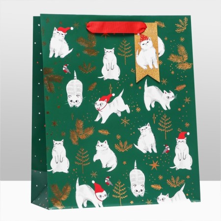 Gift package "New Year's cats", luxury 26 x 32 x 12 cm-2