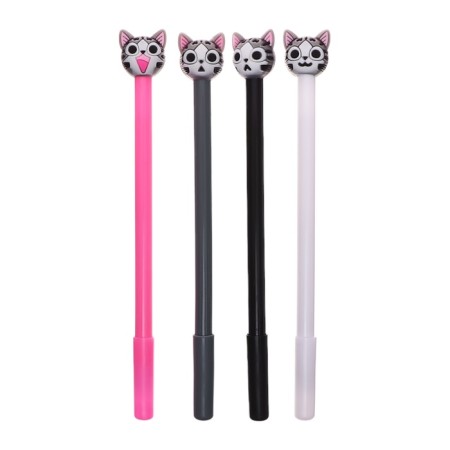 Gel-ghost pen, blue rod, kitten mix