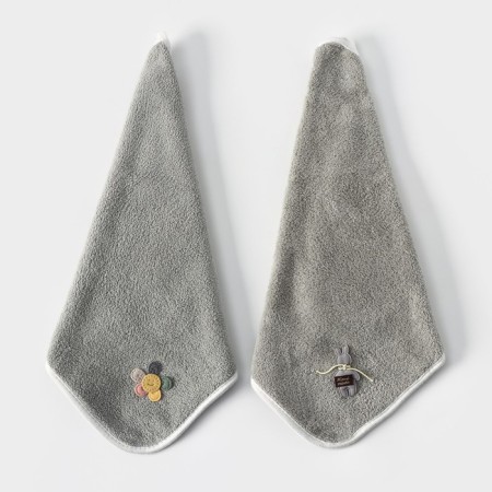 Raccoon “White” cleaning napkin, microfiber, 29 × 29 cm-4