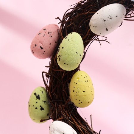 Easter wreath "eggs" 21x20x3 cm-1