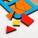 "Fold the square" B.P.Nikitin, level 3 (maxi), mix, cell: 6 × 6 cm