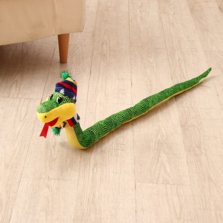 Soft toy "Snake", winter, 91 cm-3