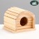 Wooden rodent house, 11 x 10 x 9 cm
