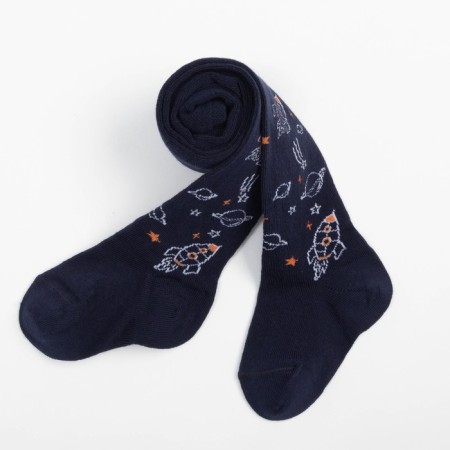 Pantyhose children, dark blue color, height 86-92 cm-1