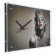 Carty clock is wall-mounted, interior "Marilyn Monroe", silent, 35 x 60 cm