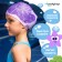 Baby hat for navigation ONLYTOP SWIM "Flowers", fabric, girth 46-52 cm