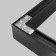 Corner connector for the Exiley overhead tire pipeline, 50x50x2 mm, silver