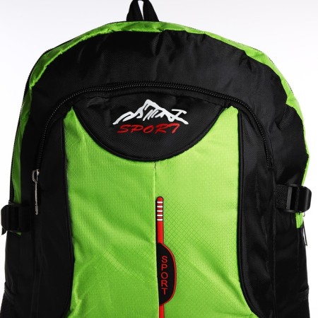 A thyroid backpack with an increase in 55l, 5 external pockets, green color-4