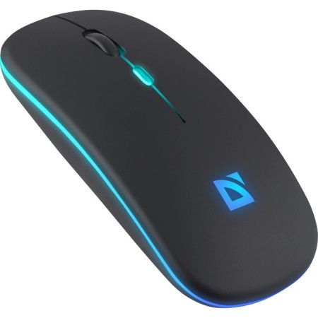 The mouse Defender Touch MM-997, a wire, optical, silent, RGB, 1600 dpi, 500 mAh, USB, black-1