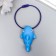PVC keychain on the cable "toothy shark" 9.5x5 cm