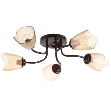 Chandelier 1341003/5br E27 15W brown Bayerlux
