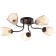 Chandelier 1341003/5br E27 15W brown Bayerlux