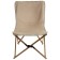 Folding tourist chair, 54x54x82 cm, beige color