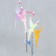 Wind Music Plastic "Hummingbird" 4 tubes 7 birds 76 cm