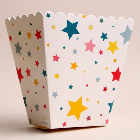 A glass for popcorn and snacks "Stars"-5
