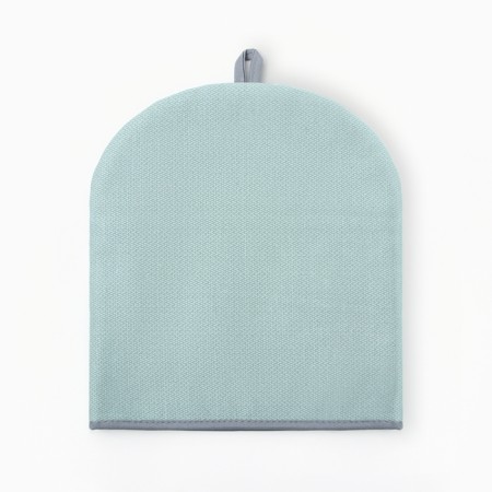 Грелка на чайник Этель Home collection green 28х28см, 61%лён, 39%хл-1