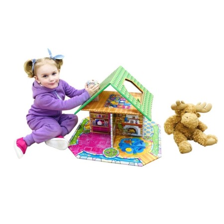 House Puppet Tenth Kingdom of Dream House "Chalet", a two -story, fast assembly-3