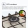 Hon surface Delvento V30V20R001, gas, 2 burners, beige