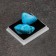 Stone, souvenir "Blue", 6 x 6 x 4cm
