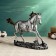 Figure "Running Horse" silver, 34x22cm