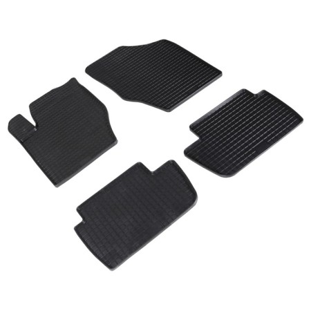 Rubber rugs ’grid’ for Citroen with 4 II, 2012-