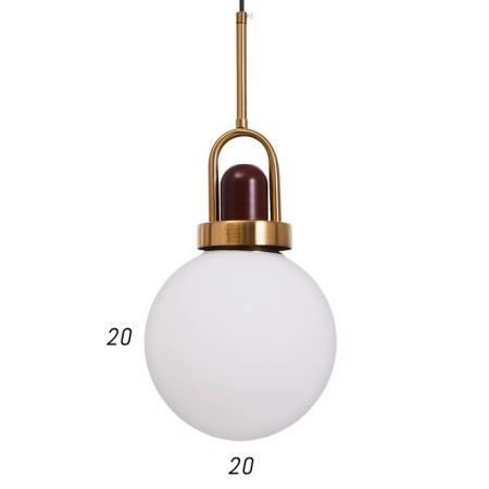 Lamp Bayerlux 1654/1 E27 40W gold 20x20x41-141 cm-3