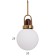 Lamp Bayerlux 1654/1 E27 40W gold 20x20x41-141 cm