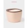 Garbage bin "Santor" 2.5l, 16.5x16x12.5 cm, beige color