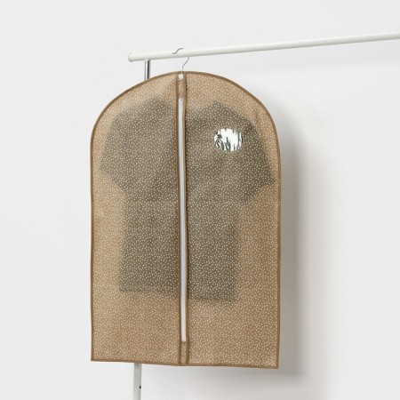 Clothing cover “Points” with PVC-Odom, 60 × 90 cm, beige color-2