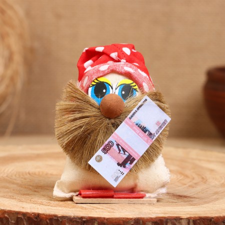 The amulet "Brownie with rubles", mix