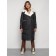Coat insulated winter female, size 48, black color